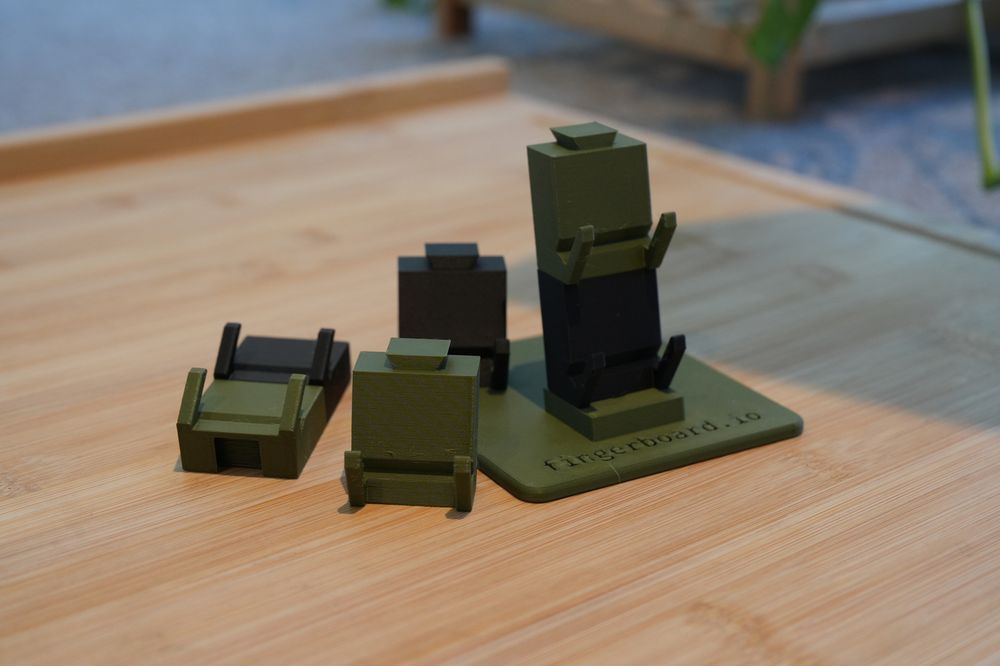Rack modular para fingerboard