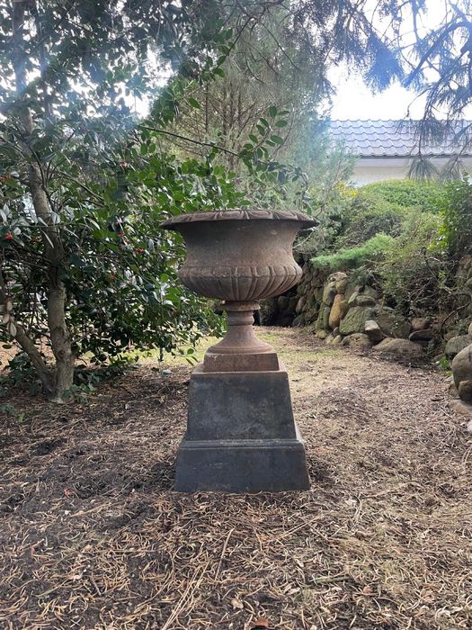 Antyczny duzy Gazon Donica do ogrodu , tarasu Francja XIXw