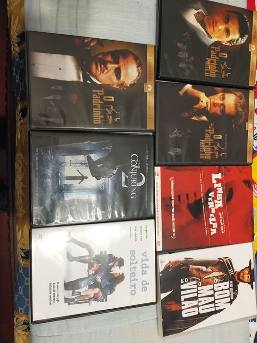 Lote de DVDs de filmes