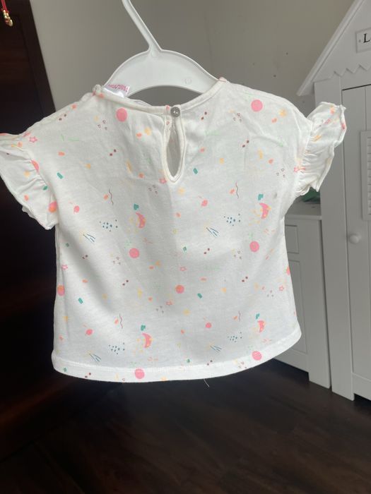 Bluzeczka ZARA, rocmiar 6-9 mies (74cm).