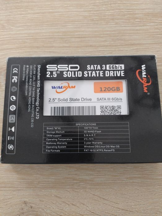 Dysk SSD 120GB nowy