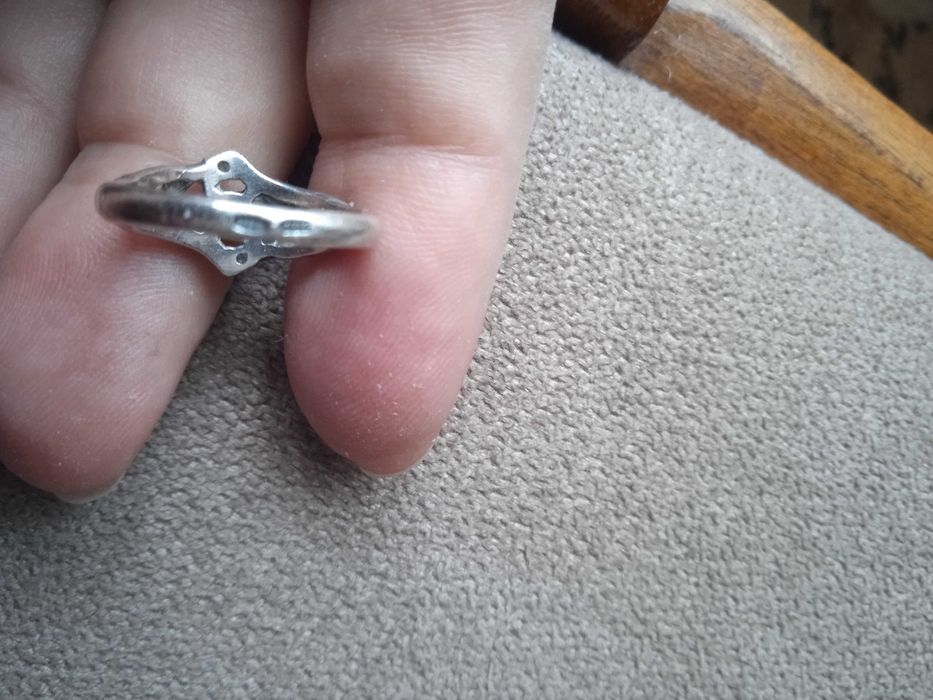 Срібний перстень,  каблучка, колечко
