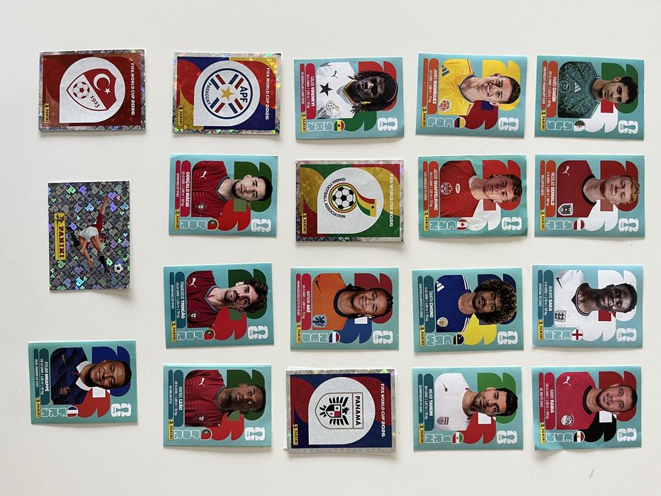 Varios cromos Mundial 2026
