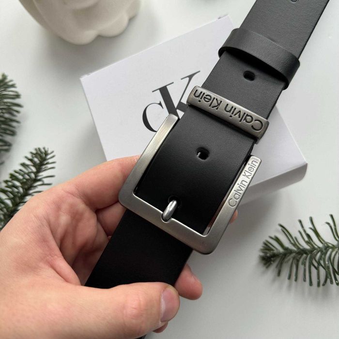 Ремень мужской кожаный 130 см / Пояс для штанов Натуральная кожа