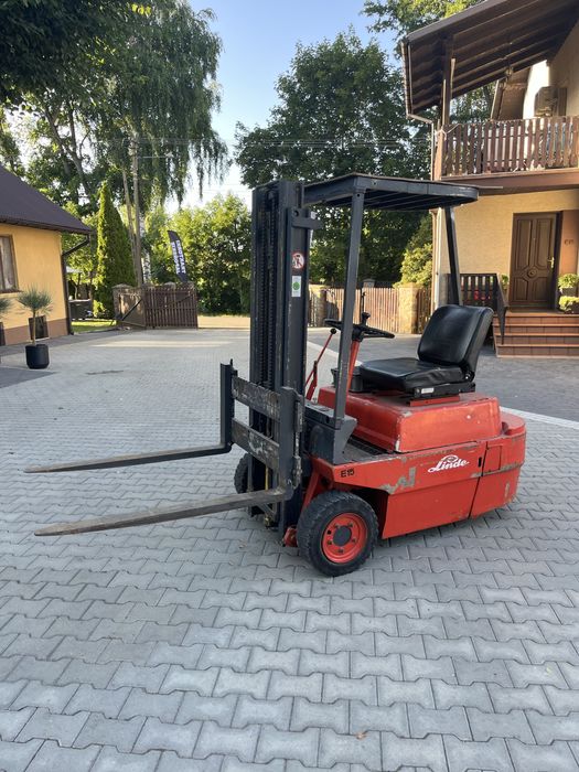Wozek widlowy elektryczny elektryk linde e15 h 3m 1,5t