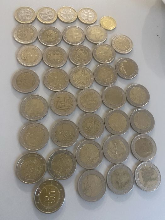 Lote Mordas 2  e de 1 euro