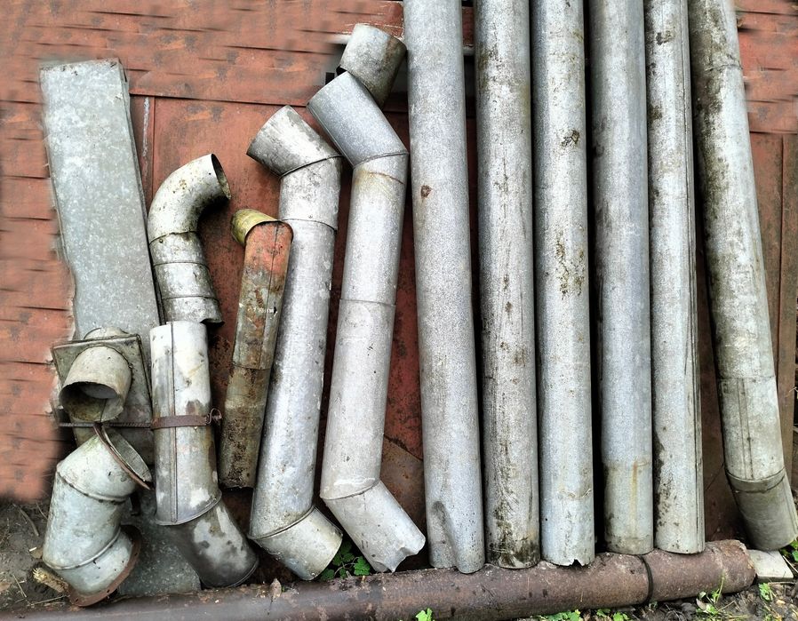 Цинкові труби. Комплект - 1200 грн