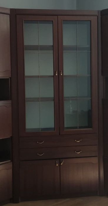 Witryna Drewniana Brązowa