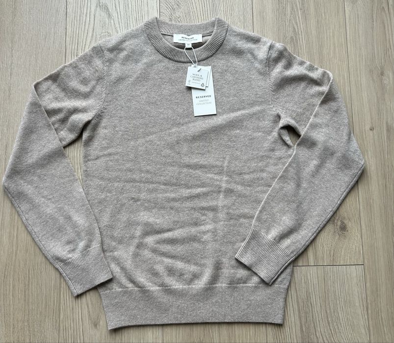 Sweter kaszmir, wełna Reserved rozmiar Xs