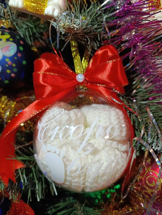 новорічні кульки з фото