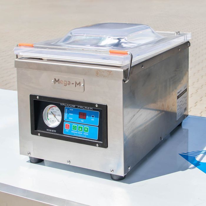 Pakowarka próżniowa komorowa Mega-M 26 cm 750 W 230 V poserwisowa inox