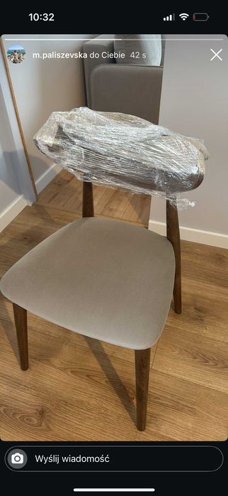 Komplet 4szt. Krzeseł Drewnianych Oslo,Różne Wybarwienia