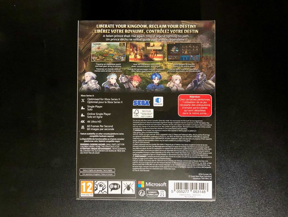 Unicorn Overlord Collector's Monarch Edition Xbox Series X (Selado)