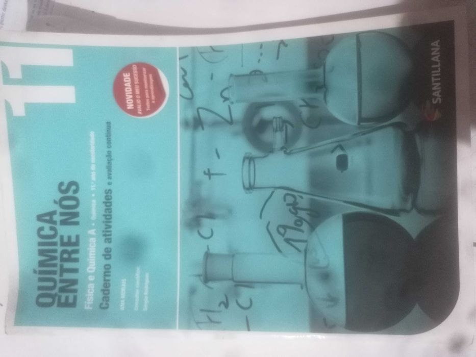 Livro de Quimica "Quimica entre Nós" 11º Ano Santillana