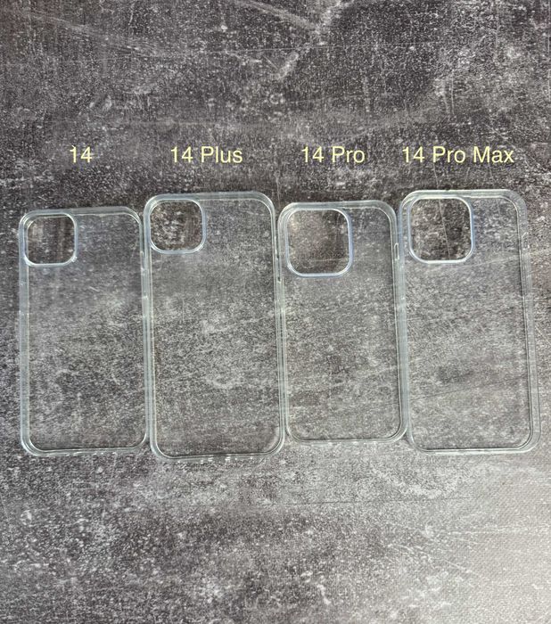 Чохол прозорий на Айфон 14 Plus 15 16 Pro Max iPhone Прозрачный чехол