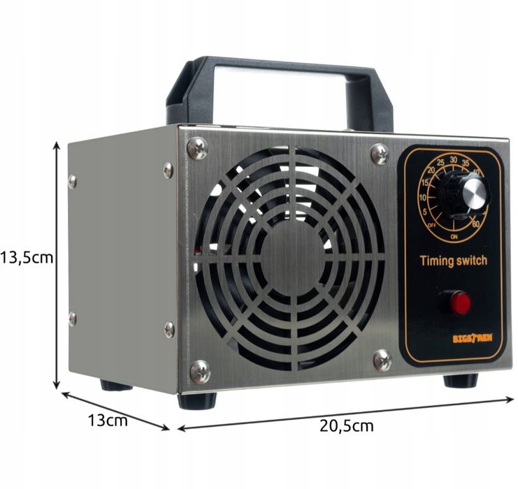 Generator Ozonu Ozonator Oczyszczacz do Powietrza Mocny Czasomierz 60