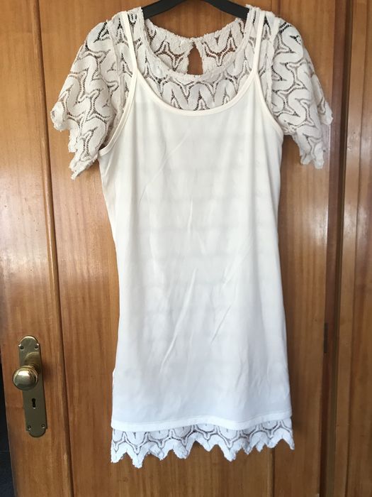 Vestido de renda Lefties