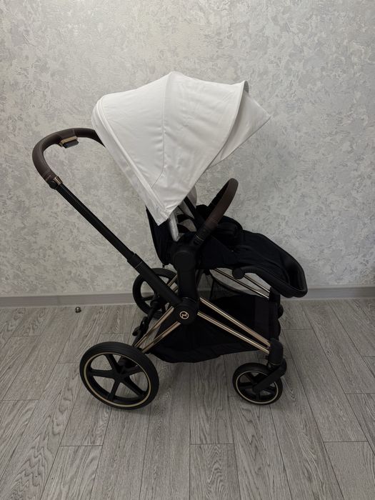 Коляска 2 в 1 Cybex Priam 4.0 Lux Rose Gold