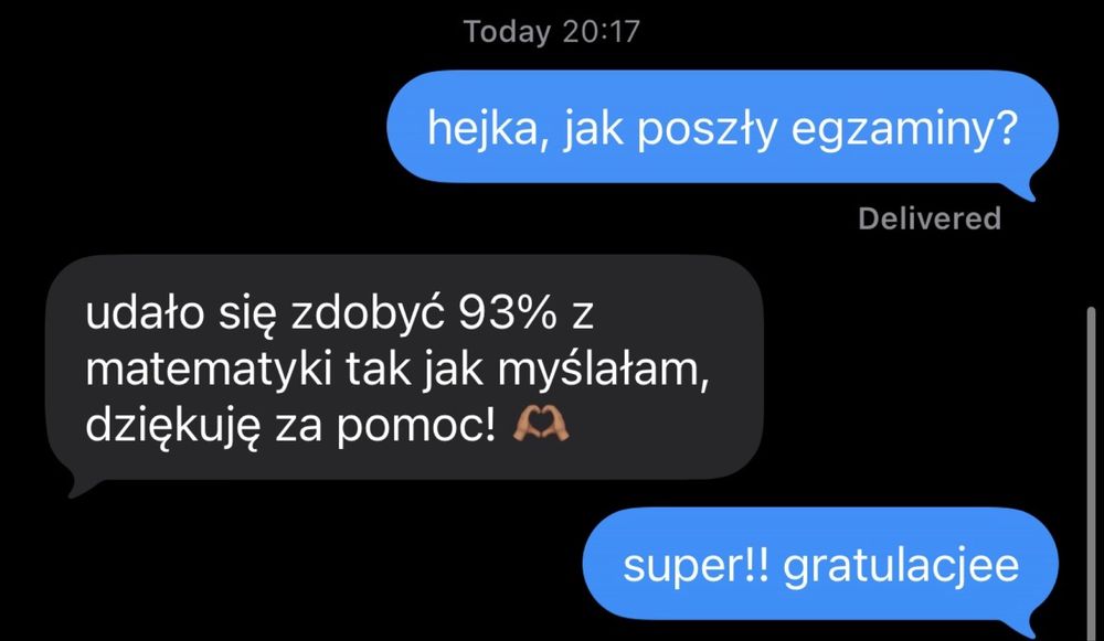 OSTATNIE MIEJSCE - POPRAWA MATURY - Korepetycje matematyka