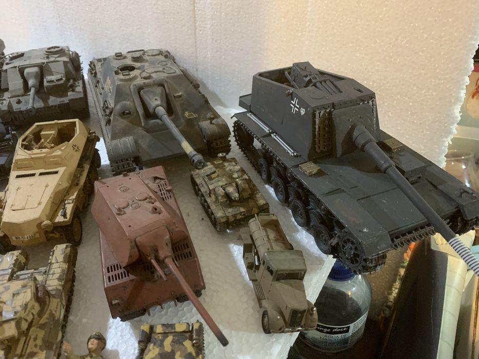 Kits modelismo tanques de guerra e afins montados