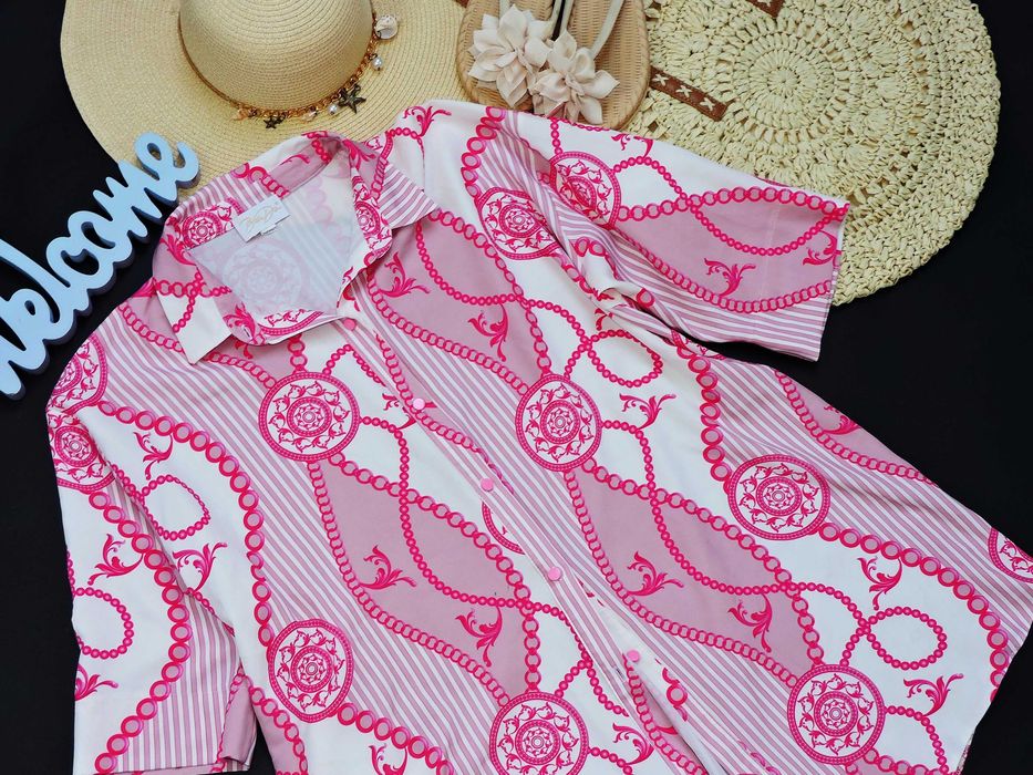 Bella Donna Koszula overszie wzory  L/XL