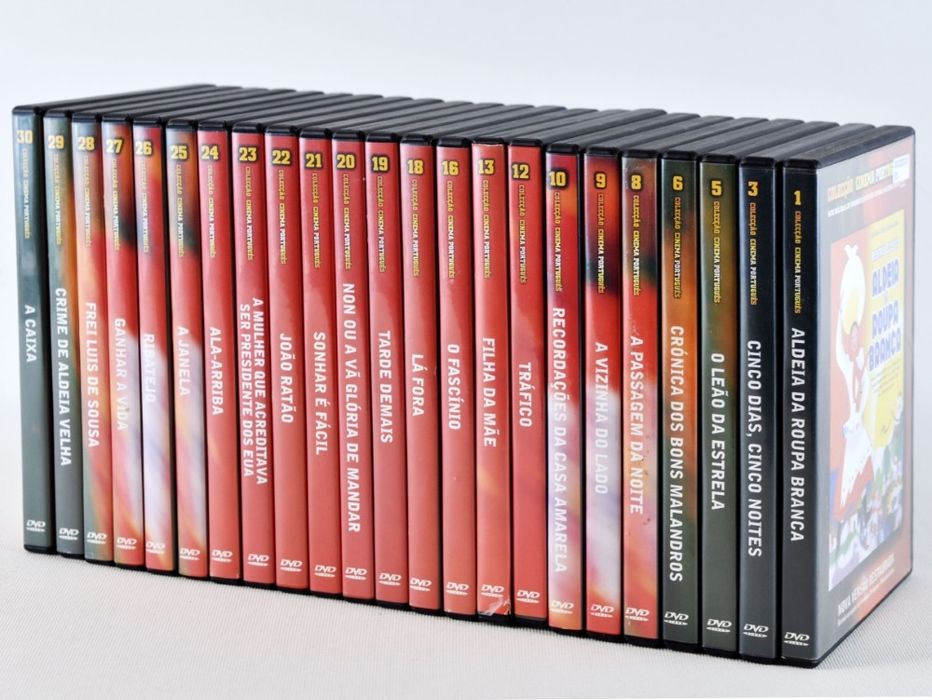 COLEÇÃO CINEMA PORTUGUÊS - conjunto de 23 DVDS