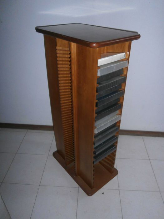 Movel Madeira p/ CDs e VHS
