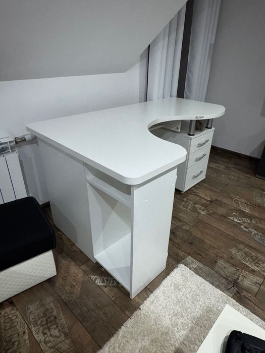 Biurko narożne DUŻE MASYWNE 160x100x60