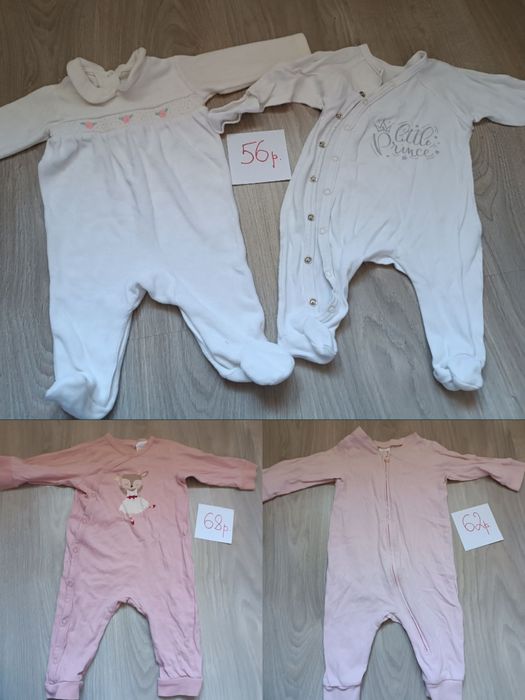 Бодік/чоловічки для дівчинки, р.56,62,68