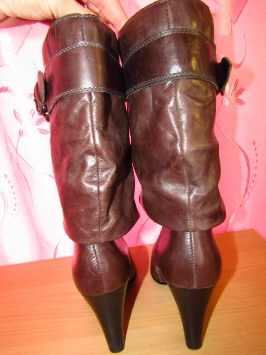 Сапоги женские кожаные демисезонные ALDO, 39 р-р