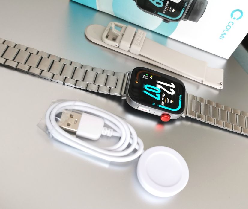 Nowy smartwatch z funkcją rozmowy Pomiar Sport Puls Kroki Sen PL menu