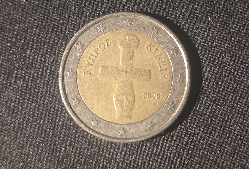 Moeda de 2€ Chipre. 2008