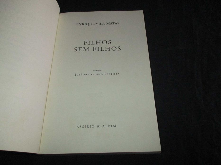 Livro Filhos sem Filhos Enrique Vila-Matas