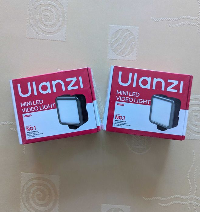 Lampy do fotografii Ulanzi VL49 RGB, zestaw 2 sztuki