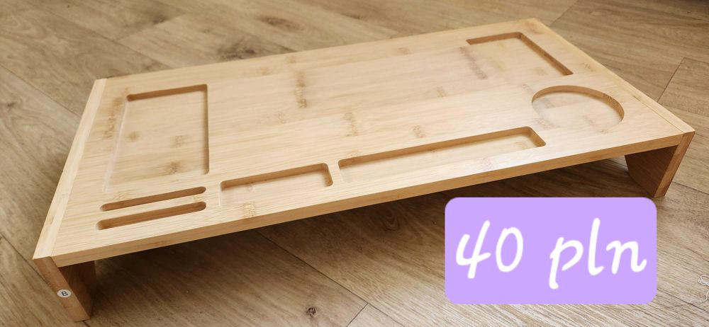 Drewniana podstawka pod laptopa