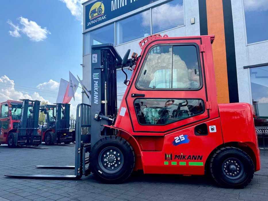 Wózek Widłowy 2,5T MIKANN, Maszt 4.5m,Triplex, Diesel Japan Trak