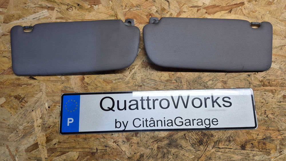 Palas sol Audi A4 B5 A3 8L cinza facelift como novas originais par