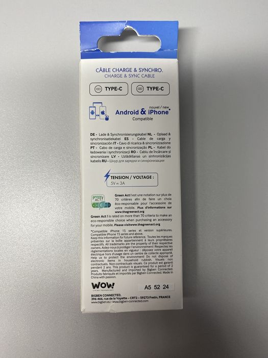 Kabel USB-C WOW!