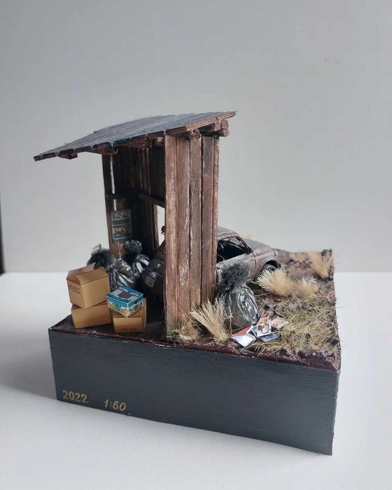 Диорама автомобиль