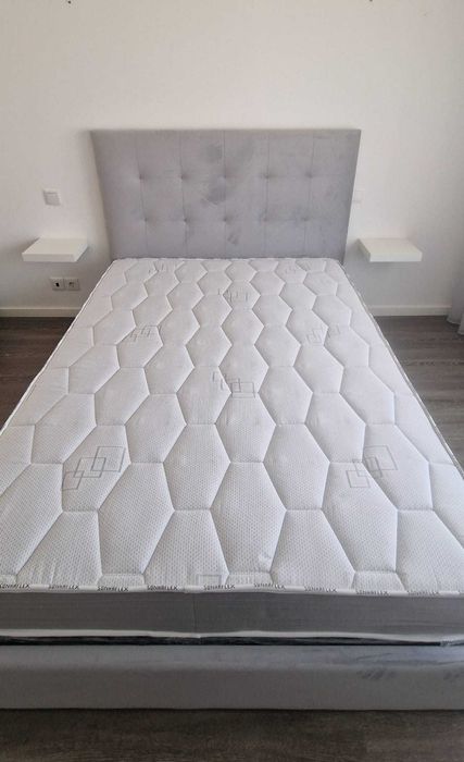 Camas de Casal Estofadas de Luxo 199€ Disp. em Várias Cores! 190x140m!