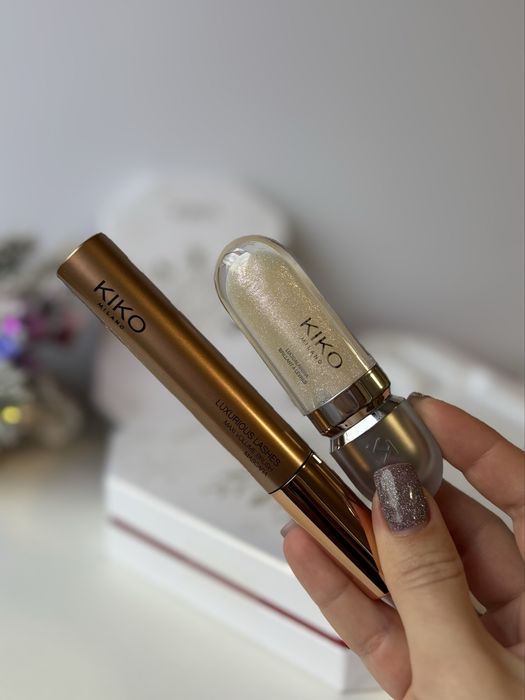 Подарунковий набір Kiko Milano 2026. Набір Кіко Мілано. Блиск Туш Кико