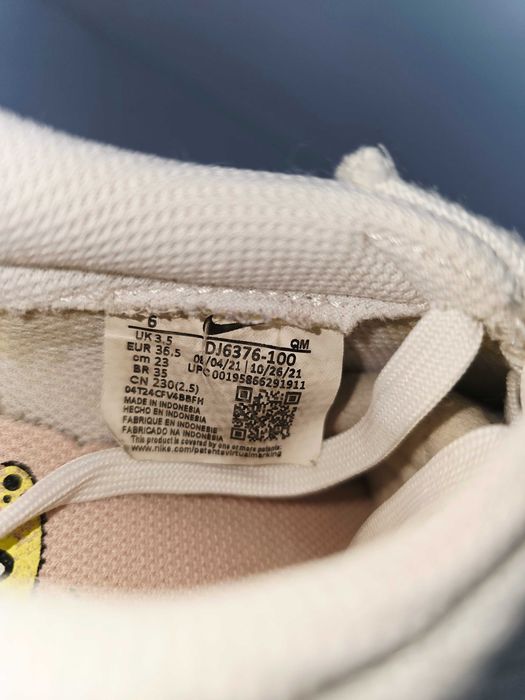 NIKE BLAZER LOWPLATFORM SE NN Trampki damskie białe rozm. 37,5