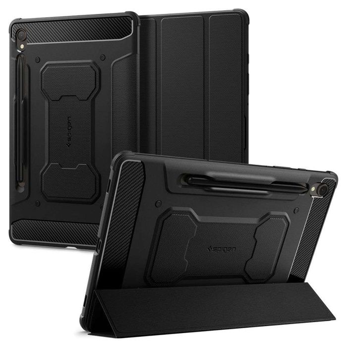 Spigen Rugged Armor Pro Case etui ochronne do Samsung Galaxy Tab S9 czarne