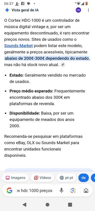 O cortex HDC-1000 é um controlador de música digital