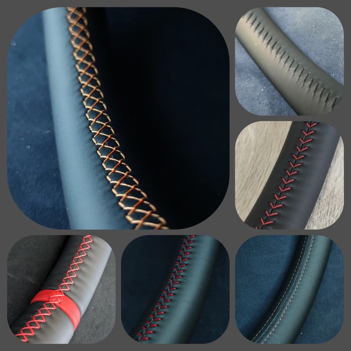 Перетяжка руля шкірою.Преміальна якість.