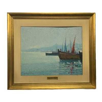 Óleo sobre tela - Pedro Olaio (pai)