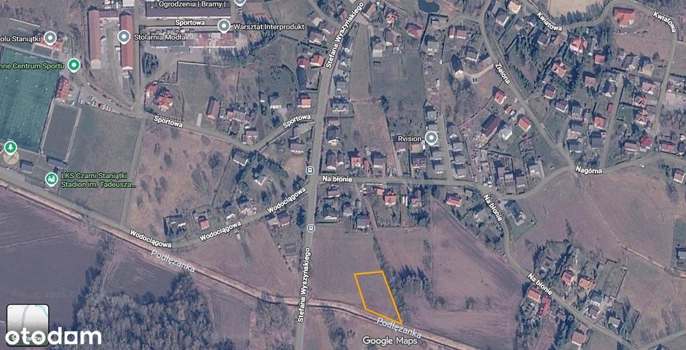 Sprzedaży Działki – Staniątki, Gm. Niepołomice