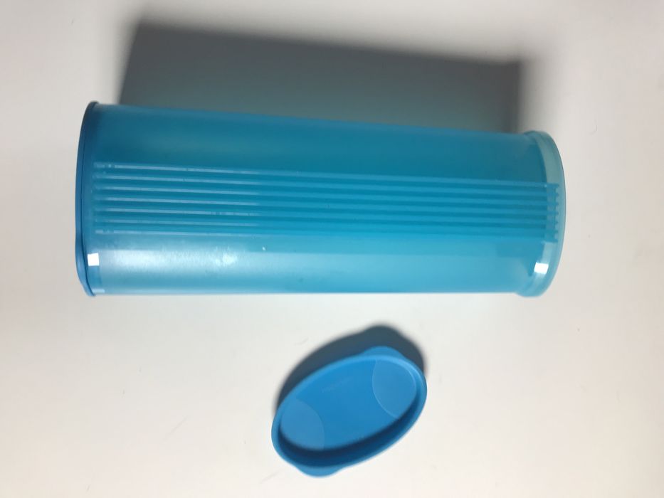 Компактус для спагетти, контейнер синій tupperware