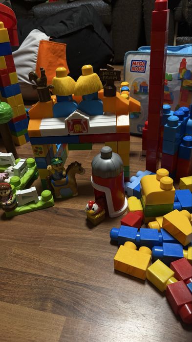Великий набір конструктор mega bloks. 4 великих набори, звуковий трек,