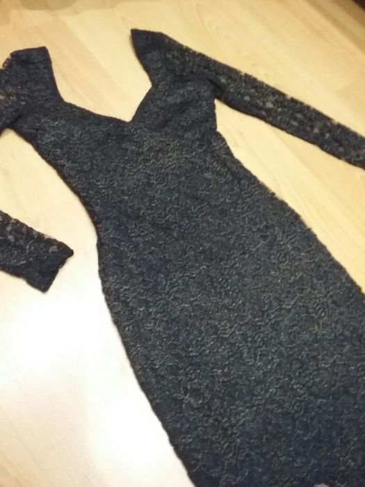 Czarno zlota sukienka